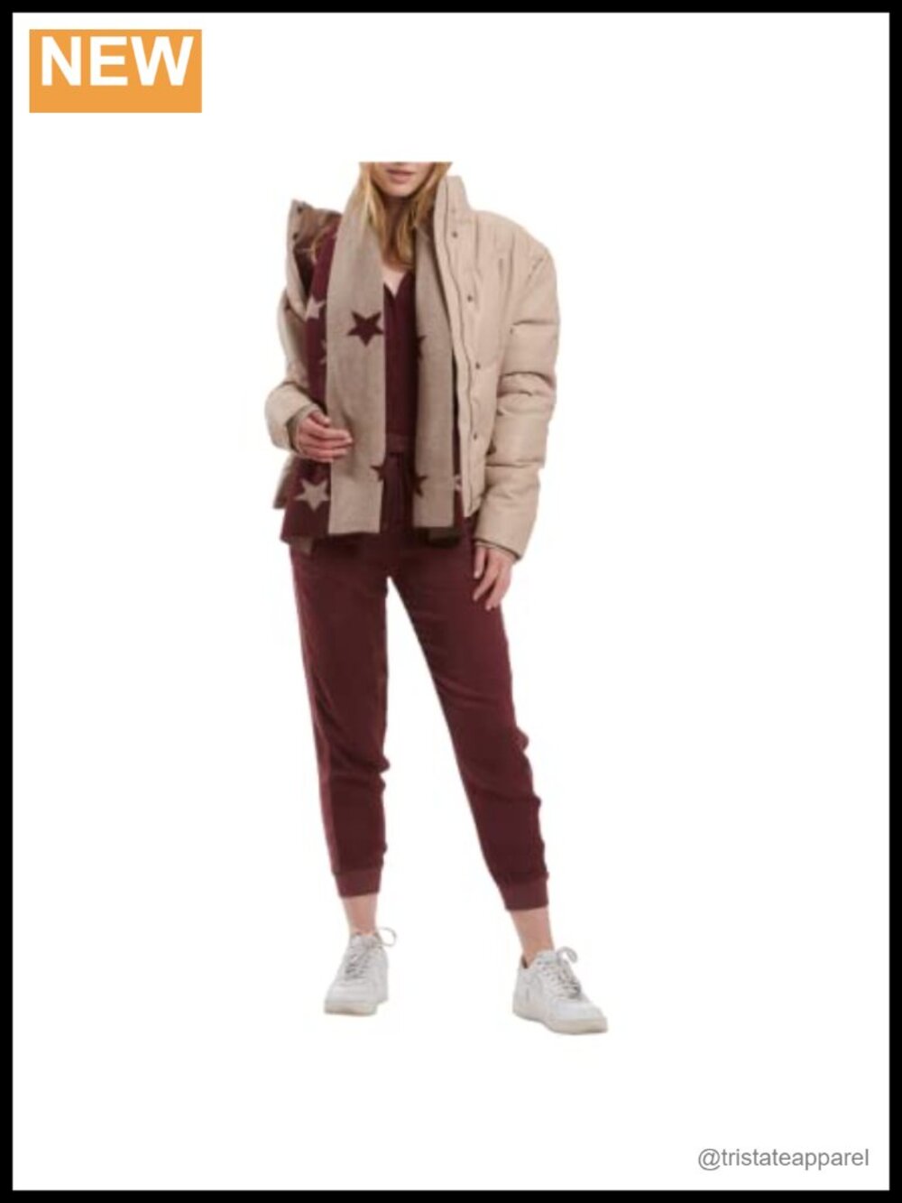Vegan Leather Puffer Jacket Quilted High Collar Concealed Zip